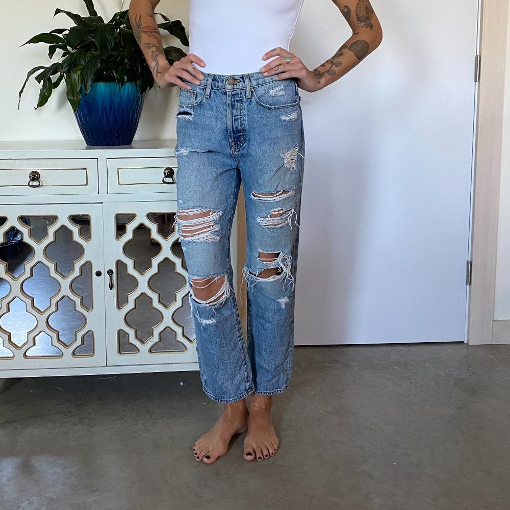 Fidelity Distressed Rippy Jeans - Picture 1 of 1